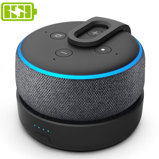 Battery Base for Amazon Echo Dot 3rd Gen Alexa Speaker Docking Station 16Hrs Playing Rechargeable Battery For Echo Dot 3