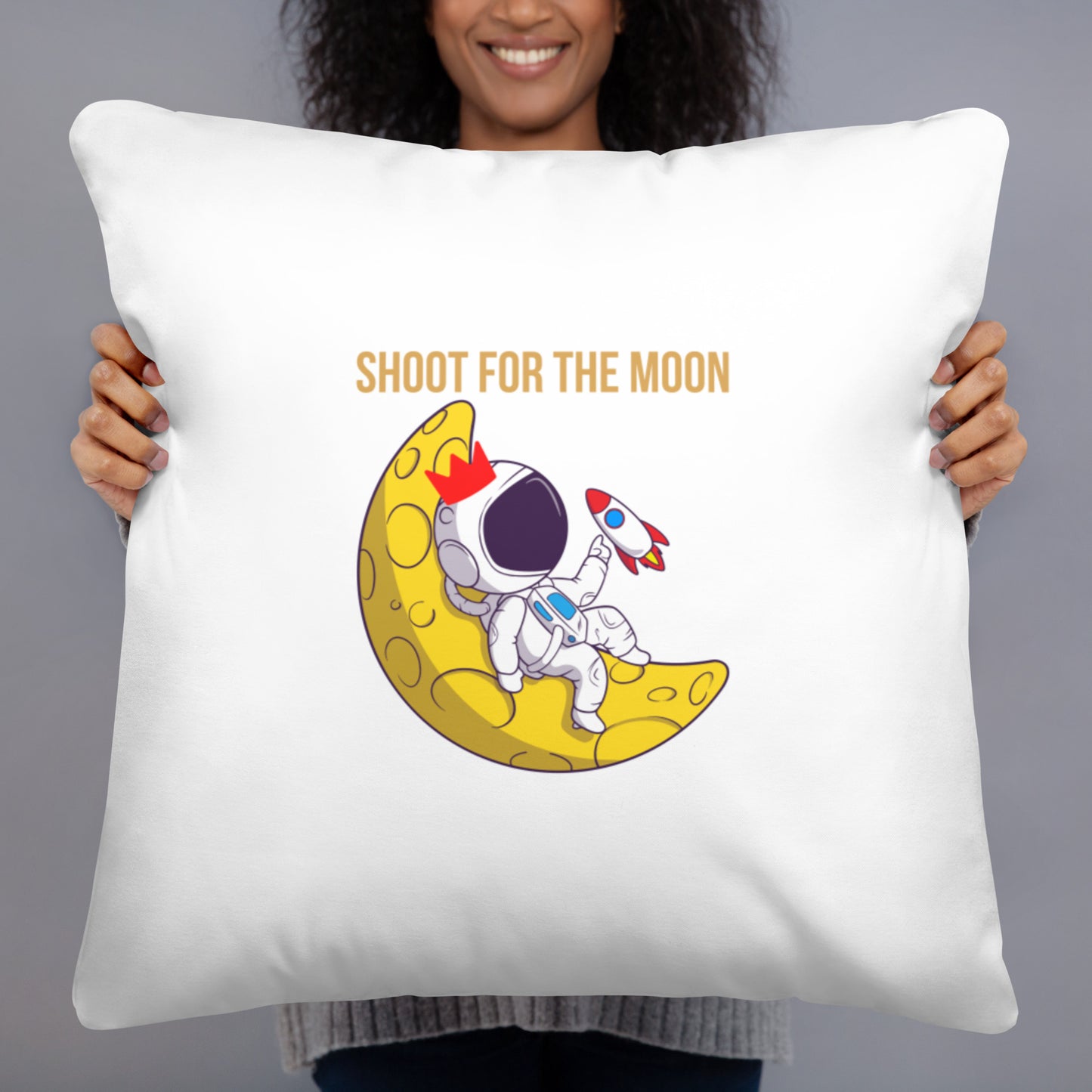 Shoot For the Moon Accent Pillow