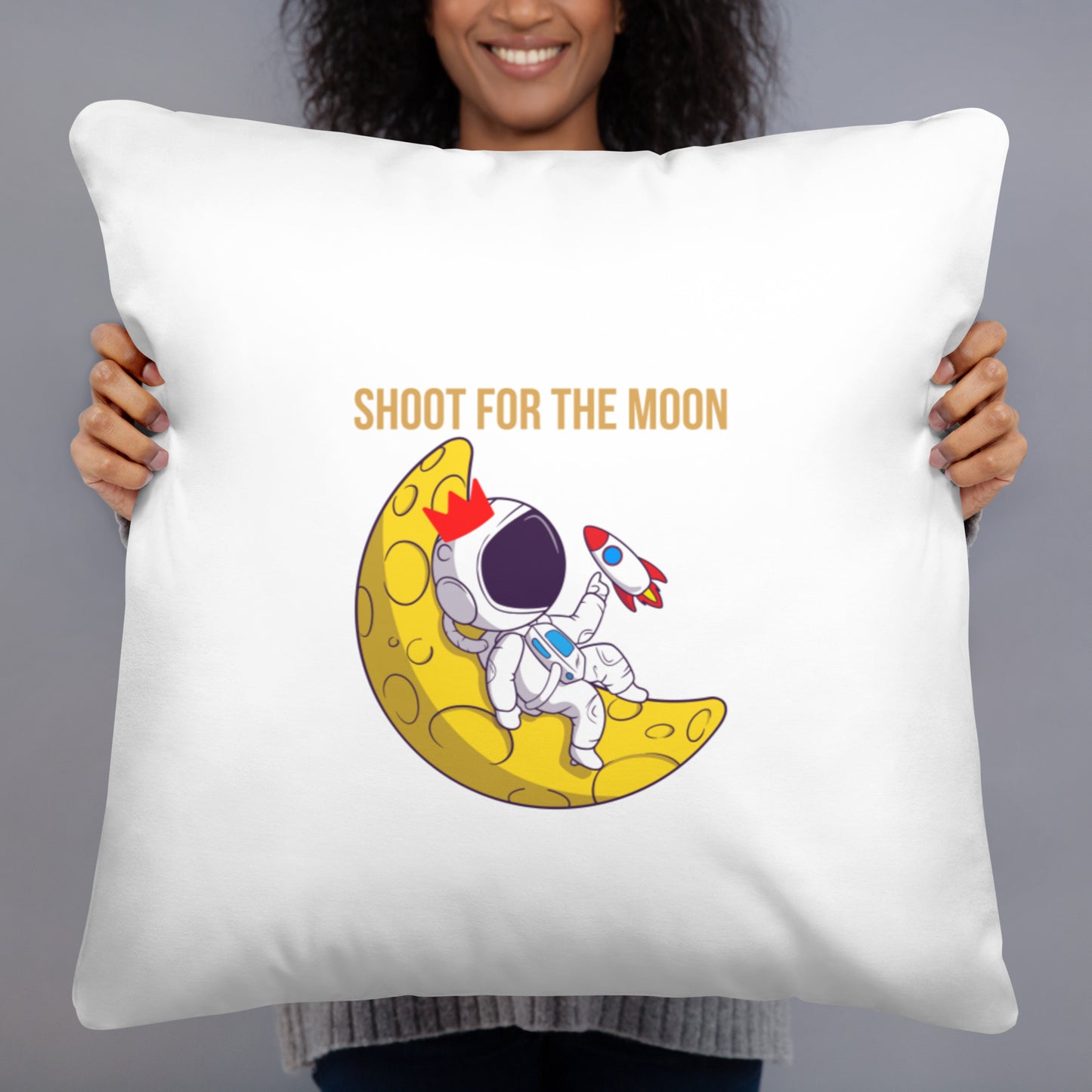 Shoot For the Moon Accent Pillow